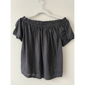 New Look black off the shoulder top